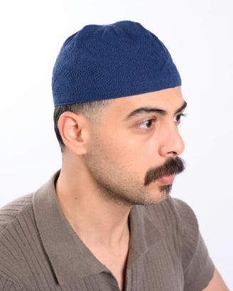 صورة طاقية رجالي لون كحلي